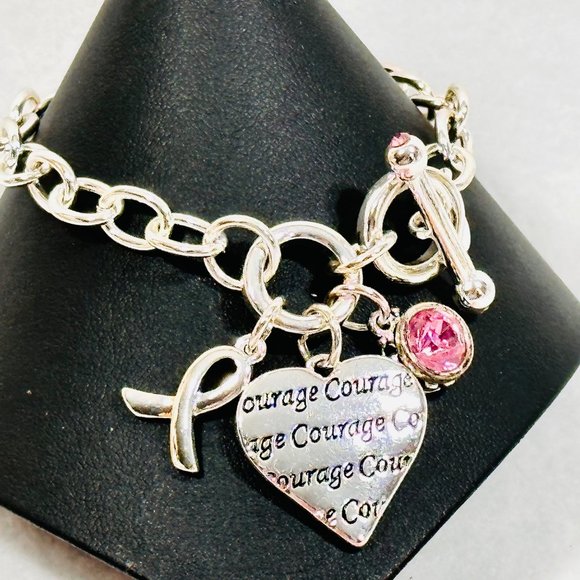Breast Cancer "Courage" Bracelet by Premier Designs - Picture 2 of 3